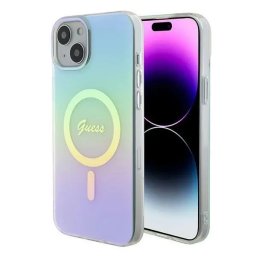 Husa Husă rigidă IML Iridescent MagSafe pentru iPhone 15 Plus (6.7") – turcoaz