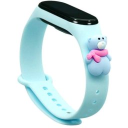 Curea Xiaomi Mi Band 6 - Mi Band 5 Sarbatori de Crăciun Urs Albastru