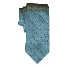 Cravata matase bleu Gentlemen`s Corner - model geometric
