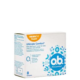 O.B. Tampoane Pro Comfort 8 buc Super