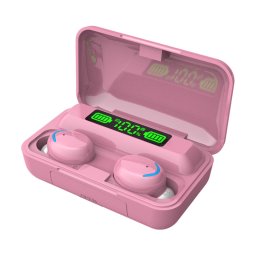 MXM Căști Bluetooth TWS F9-5C Roz