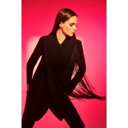 Marisse Oversized Shirt With Fringes