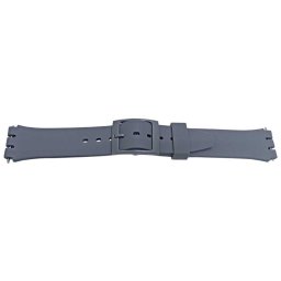 Curea silicon tip Swatch 17 mm gri inchis -58649