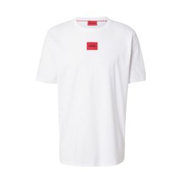 HUGO Tricou 'Diragolino212' roșu deschis / negru / alb