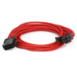 Cablu prelungitor Phanteks 6+2-pini PCIe, 50cm, Red, PH-CB8V_RD