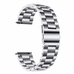 Bratara smartwatch argintie cu telescop Quick Release 22mm