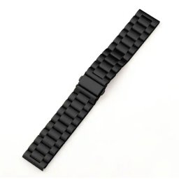 Bratara smartwatch neagră cu telescop Quick Release 22mm