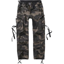 Brandit Pantaloni cu buzunare bej / kaki / verde închis