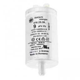Condensator pornire motor , uscator de rufe Ariston 9 uf