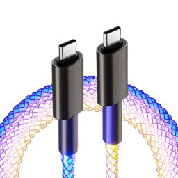 MXM Cablu de încărcare și sincronizare USB-C / USB-C cu iluminare din spate și PD, 1 metru