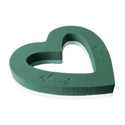 Inima decupata 38 cm din burete umed pentru flori