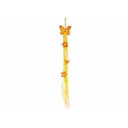 Ghirlanda fluturi galben portocaliu 61 cm pentru aranjamente florale