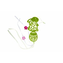 Ghirlanda pasla iepuras cu ou verde pentru aranjamente florale