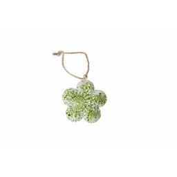Floare metal 6 cm verde pentru aranjamente florale