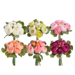 Buchet 7 fire ranunculus artificiale pentru aranjamente florale