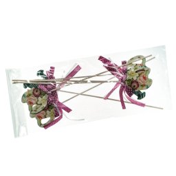 Figurine lemn+bat pentru aranjamente florale set 6 buc