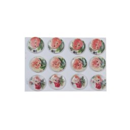 Nasturi color pentru aranjamente florale set 12 buc
