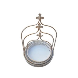 Tavi metal+maner pentru aranjamente florale set 3 buc