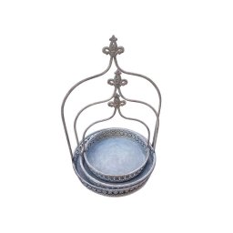 Tavi metal + maner pentru aranjamente florale set 3 buc