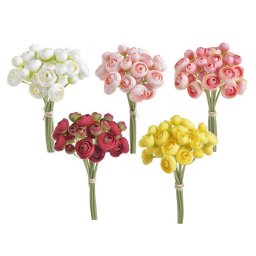 Buchet 8 fire ranunculus din flori artificiale