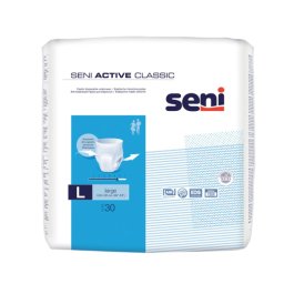 Scutece pentru adulti tip chilot Seni Active Classic, L, 30 buc