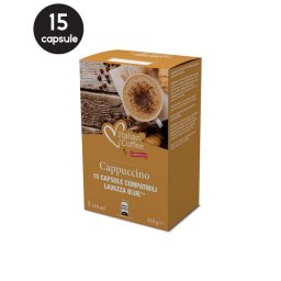 15 Capsule Italian Coffee Cappuccino – Compatibile Lavazza Blue