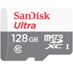 Memory Card microSDXC SanDisk by WD Ultra 128 GB, Class 10, UHS-I SDSQUNR-128G-GN6TA