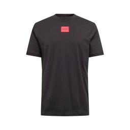 HUGO Tricou 'Diragolino212' roșu deschis / negru