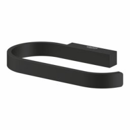 Suport hartie igienica Grohe Selection Phantom Black, negru mat