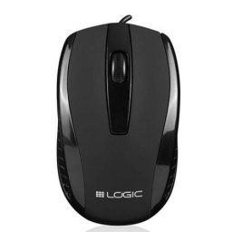 Mouse LM-31 cu fir Optic Negru