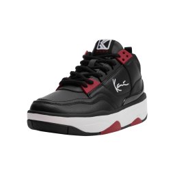 Karl Kani Sneaker înalt roșu vin / negru / alb