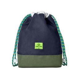 Johnny Urban Ghiozdan sac 'Nino' bleumarin / verde