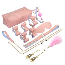 Kiotos BDSM Bowties 10 Item Kit Pink