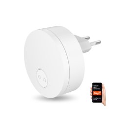 Immax NEO 07779L - Sonerie wireless pentru priză, unitate internă 230V, Wi‑Fi, alb