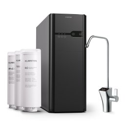 Klarstein PureLine 400, sistem de filtrare, osmoză inversă, 400 GPD / 1500 L/d (WFT1-PureFina400Blac)