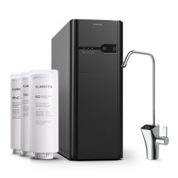 Klarstein PureFina 600, sistem de filtrare, osmoză inversă, 600 GPD / 2270 L/d (WFT1-PureFina600Blac)