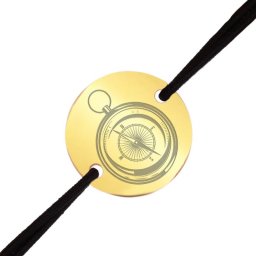 Martisor Bratara Inox Barbati Banut Auriu Busola