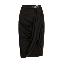 RALPH LAUREN Fusta Str Matte Jersey-Kne-Pen 200925754001 black