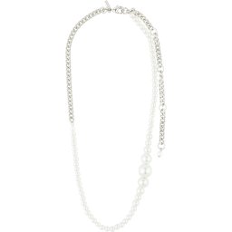 Pilgrim Lanțuri 'Relando' argintiu / alb perlat