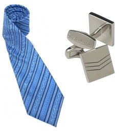 Butoni Double Chevron Christian Lacroix Cravata Matase Borealy