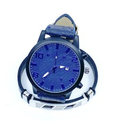 Ceas Blue Gentleman Bratara Piele