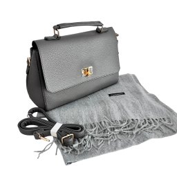 Geanta Greyish Bamboo Esarfa Casmir