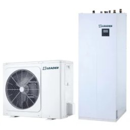 Pompa de caldura aer-apa cu boiler incorporat 240 litri Leader LDR-UE-S-12T/ LDR-UI-SB240-12-16 - 12 kW, rezistenta back-up 3 kW, trifazata