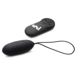 Bang! Nubbed Egg 28X Silicone with Remote Black