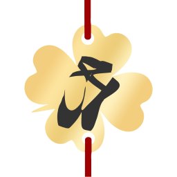 Martisor Bratara Inox Trifoi Auriu Poante Balerina