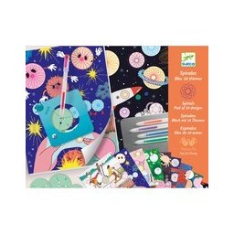 Joc creativ de desenat spirale Djeco