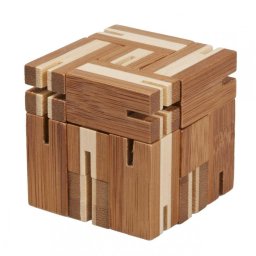 Joc logic puzzle 3D din bambus Flexi-cub