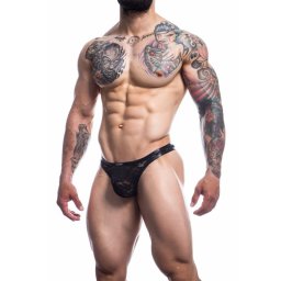 Cut4Men L4CE03 Thong with Lace Black S