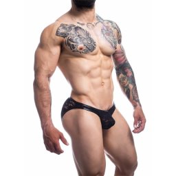 Cut4Men L4CE01 Bikini Bulge with Lace Black L