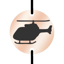 Martisor Bratara Inox Barbati Banut Rose Gold Elicopter